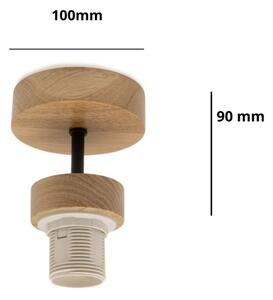 Brilagi - Плафон за повърхностен монтаж PARTY 1xE27/60W/230V Ø 10 см дъб