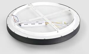 Brilagi - Димируемо LED осветително тяло GLASS POOL DOUBLE LED/48W/230V 40 cm черно + дистанционно управление