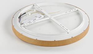 Brilagi-LED димируемо осветително тяло GLASS POOL DOUBLE LED/80W/230V 60 см дървесен декор + дистанционно управление