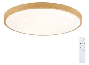 Brilagi-LED димируемо осветително тяло GLASS POOL DOUBLE LED/80W/230V 60 см дървесен декор + дистанционно управление