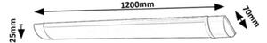 Rabalux 78025 - LED осветително тяло за монтаж под шкаф BATTEN LIGHT2 LED/36W/230V 120 cm