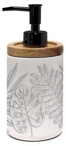 Бял керамичен диспенсър за сапун 46 ml Amber – douceur d'intérieur