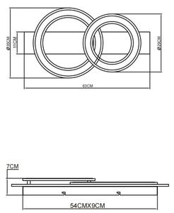 Globo 48038-40 - LED Плафониера JAYDEN LED/40W/230V