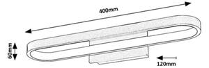 Rabalux 75055 - LED огледално осветление за баня ODRAN LED/15W/230V IP44 40 cm