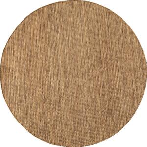 Кафяв кръгъл килим за открито и закрито ø 120 cm Mira 1450 – Ayyildiz Carpets