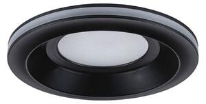 Paulmann Вграден LED осветител Sormus, черен, Ø 10 см, IP65, комплект от 3 броя, Черен, Баня, Пластмаса, Модерен, Таван за вграждане