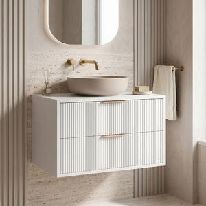 Шкаф за мивка Rea Mono 80cm White