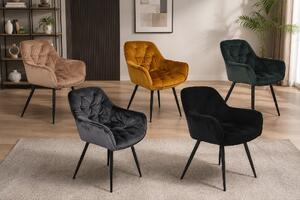 Трапезен стол Madrid Velvet - 87 х 44 х 41 cm, различни цветове