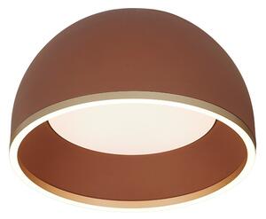 Elmark LED плафон EVELYN 36W 3CCT + 20W 4000K с дистанционно, димируем, кафяв
