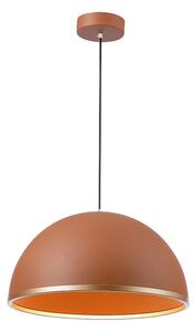 Elmark LED пендел EVELYN 36W 3CCT + 20W 4000K с дистанционно, димируем, кафяв