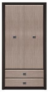 Гардероб Koen SZF2D2S - 103.5 х 200 х 56.5 cm, венге магия