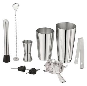 Комплект за коктейли Klausberg KH 1708, 9 части, 600-750 ml, неръждаема стомана, инокс