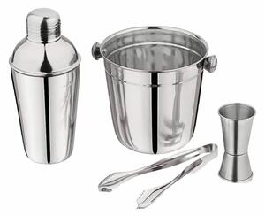 Комплект за коктейли Kinghoff KH 1706, 4 части, 500 ml, неръждаема стомана, инокс