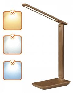 Димируема LED настолна лампа NOBLITE N LED/7W/230V 3000/4000/6500K, кафява