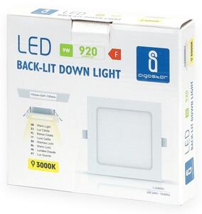 Aigostar - Вградено таванно LED осветително тяло LED/9W/230V 3000K 14,5x14,5 cm бяло
