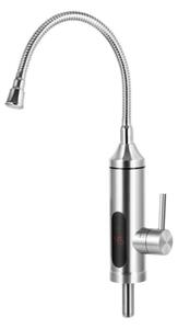 Нагревател за вода Voltz V57100EW, 3300W, Гъвкав чучур, До 60C, Монтаж на плот, Инокс
