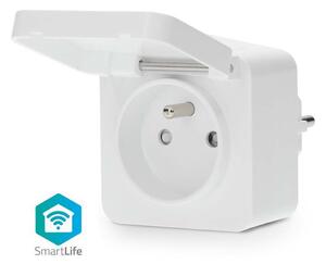 Nedis ZBPO130EWT -Смарт щепсел Smartlife 3680W/230V/ Type E/16A Wi-Fi Tuya IP44