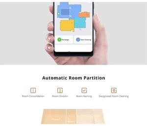 Прахосмукачка робот Mi Robot Vacuum Mop 2 Pro - Бял