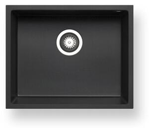 Мивка за кухня TETRAGON 50×40 см, гранит - Карбон