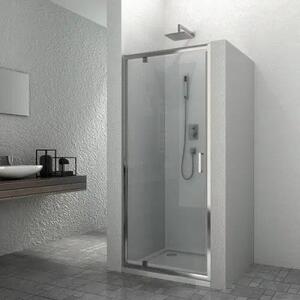 Oтваряема врата за баня ELITE-T, хром - 80 х 195 см