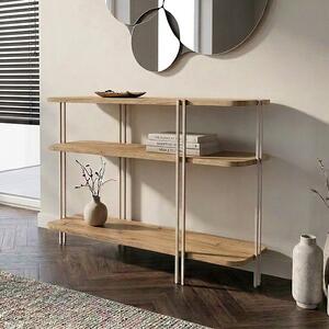 Конзола Notus TopMebel меламин - метал в цвят сапфирен дъб 92x34.5x75cm
