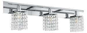 Eglo 97748 - LED Кристална За баня Стенна лампа AREQUITO 3xG9/3W/230V IP44