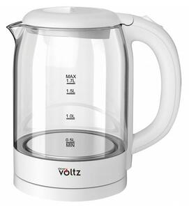 Електрическа кана Oliver Voltz OV51230X, вместимост 1.7 литра, 2200W, бяла