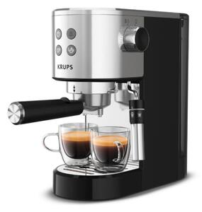 Кафемашина еспресо Krups XP444C10 ESP, 1400W, 15 bar, 1.5 l. обем на резервоара за вода, система Krups Thermoblock, черна