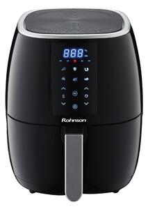 Фритюрник с горещ въздух Rohnson Air Fryer R-2837, вместимост 5 l, автоматично изключване и сигнал за готовност на ястието след приключване на готвенето, цветен дигитален контролен панел, 1500W