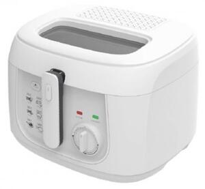 Фритюрник Crown CDF-2518, 2.5 л. вместимост, 1800 W, бял
