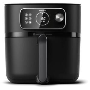Фритюрник с горещ въздух Philips HD9876/90, 8.3 л. вместимост, таймер, незалепващо покритие, Rapid CombiAir технология, 2200W