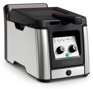 Фритюрник Tefal FR6000D10, 3.5 л. вместимост, светлинен индикатор, таймер, 2000W, сребрист