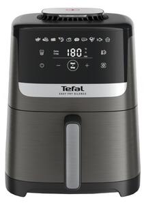 Фритюрник с горещ въздух Tefal Easy Fry Silence Coal, 6 л. вместимост, незалепващо покритие, функция размразяване, 10 програми, 1400W