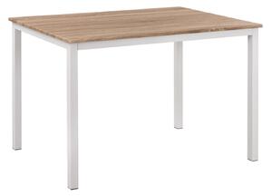 Трапезна маса PANYA 110x70x76, сонома, бели крака