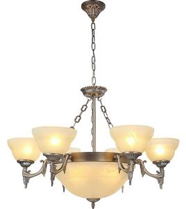 Brilagi - Полилей на верига DAHLIA, 9xE27/40W/230V, Ø 74 cm, месинг