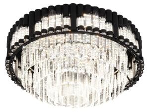 Brilagi - LED димируемо таванно осветително тяло CROWN LED/41W/230V Ø 48 см черно + дистанционно управление
