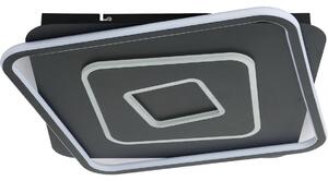 Brilagi - LED димируемо таванно осветително тяло IRIS LED/98W/230V 50x50 cm черно + с дистанционно управление