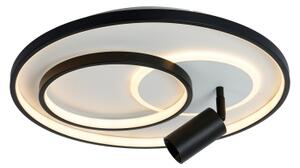 Brilagi - LED плафон с възможност за димиране UNITY LED/60W/230V + 1xGU10/3W бял/черен + дистанционно управление