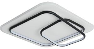Brilagi - димируемо LED таванно осветително тяло IRIS LED/81W/230V 50x50 cm бяло/черно + дистанционно управление