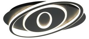 Brilagi - Димируемо LED таванно осветително тяло IRIS LED/78W/230V 37x49 cm черно + дистанционно управление