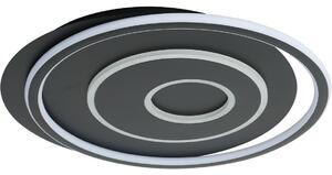 Brilagi - Димируемо LED таванно осветително тяло IRIS LED/83W/230V 46x50 cm черно + дистанционно управление