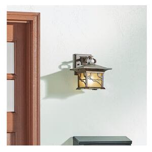 Quintiesse QN-MORRIS-M - Външна стенна лампа MORRIS M 1xE27/60W/230V IP44 бронзова
