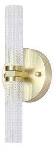 Searchlight 10372SB-LED Стенно осветително тяло за баня ABERDEEN с възможност за димиране 2xLED/12W/230V IP44 месинг