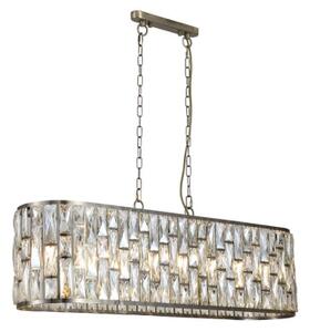 Searchlight 65818-8AB - Полилей на верига BIJOU 8xE14/40W/230V