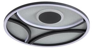 Searchlight 82100-39BK - LED димируемо таванно осветително тяло ZENDISC LED/20W/230V 3000K Ø 39 cm