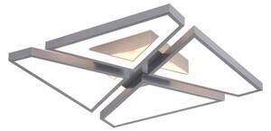 Searchlight 36520SI - Димируемо LED таванно осветително тяло QUATRO LED/29W/230V 40x40 cm