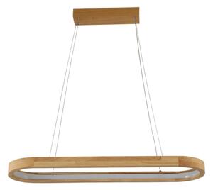 Brilagi - LED висящ полилей на кабел UMEA WOOD LED/30W/230V 70x20 cm дърво