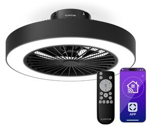 Klarstein Умен таванен вентилатор ZenBreeze с осветление | 48 см | 16 W | Тих | LED | Акрил