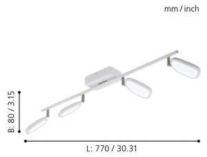 Eglo 97694 - LED Спот PALOMBARE-C 4xLED/5W/230V