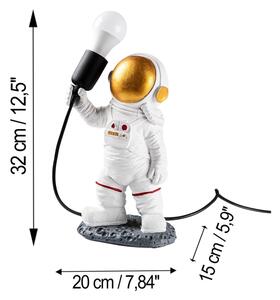 Детска нощна лампа ASTRONAUT 1xE27/40W/230V медна/бяла